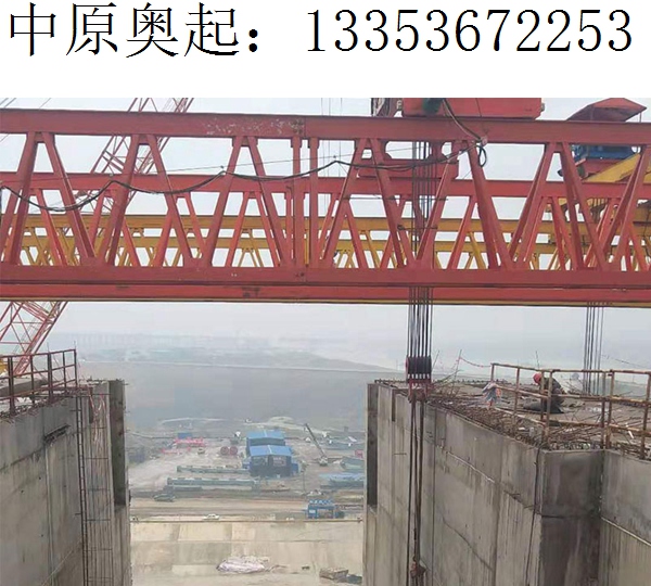 广西贵平县大藤峡水电站200吨架桥机吊装钢支臂 广西贵平县大藤峡水电站200吨架桥机吊装钢支臂